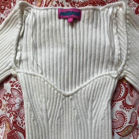 Edikted Ribbed Knit Sweater - Picture 4 of 4